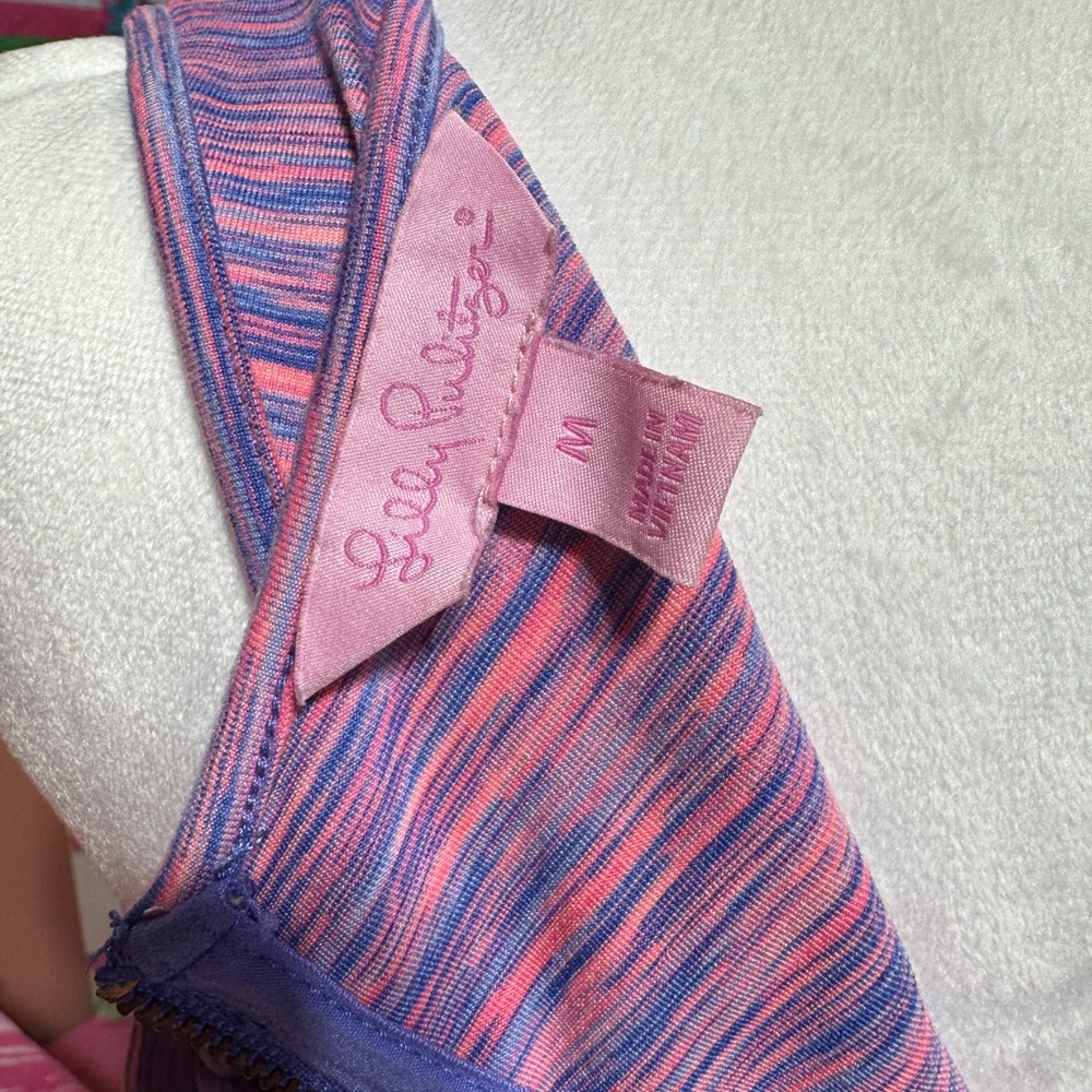 Lily Pulitzer Pink and Purple athletic Mini Dress - Picture 6 of 6
